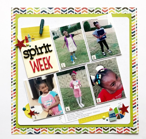 Lesson 2 Grid Layout #1 Spirit Week