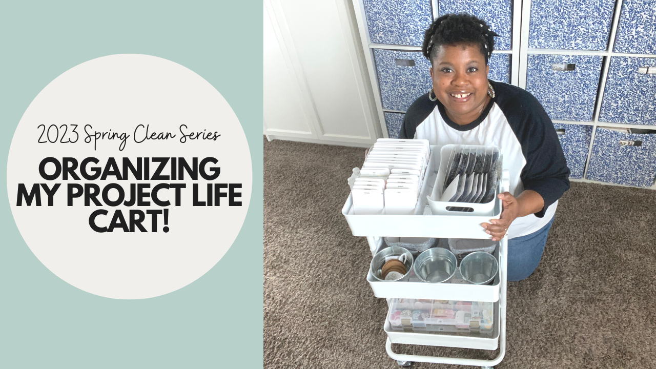 2023 Spring Clean Series! Organizing My Project Life Cart (And My ...